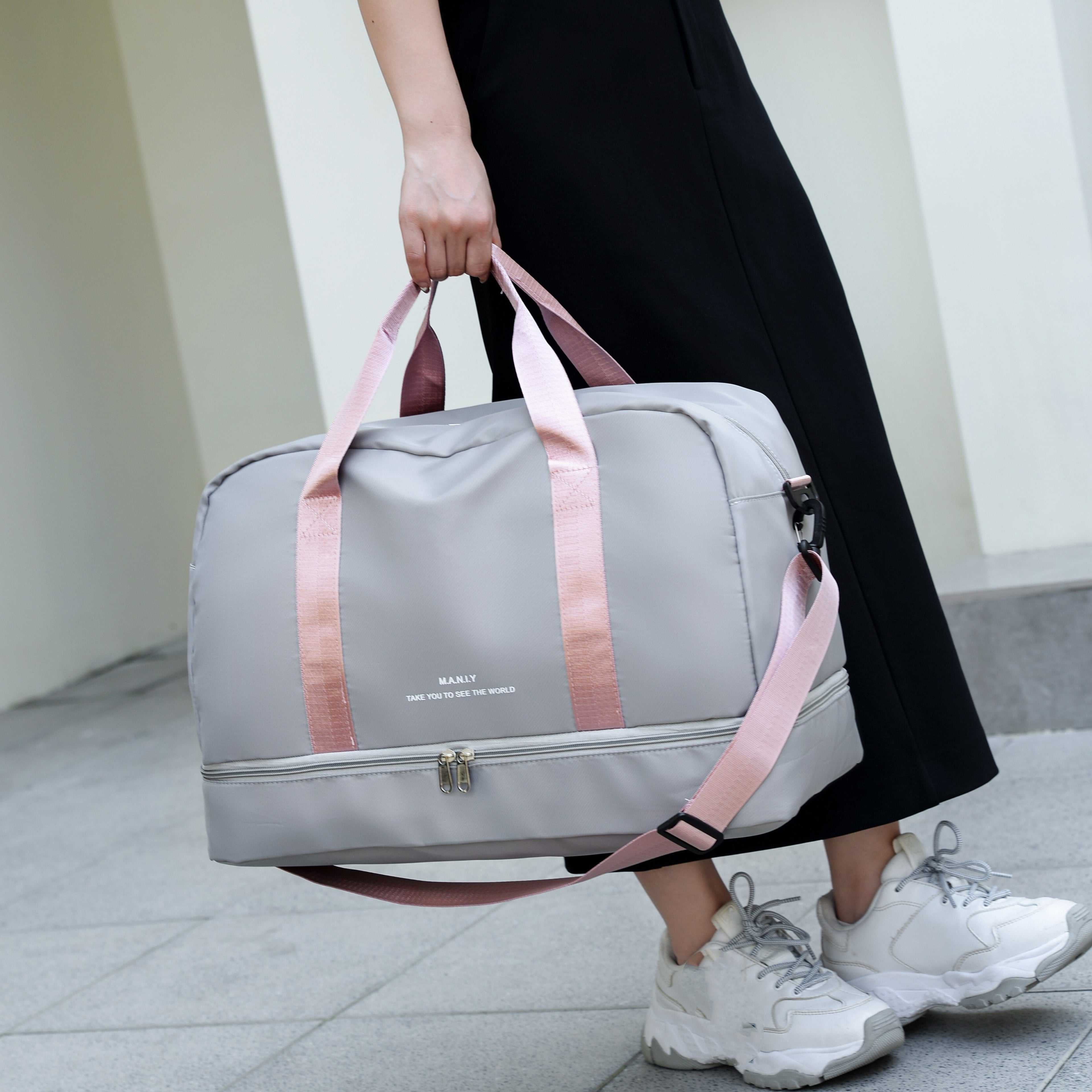 Große Reisetasche für ausgedehnte Abenteuer und lange Reisen | Vegan Leather