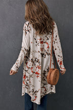 R&B | Bedruckter Offene Front Langarm Cardigan