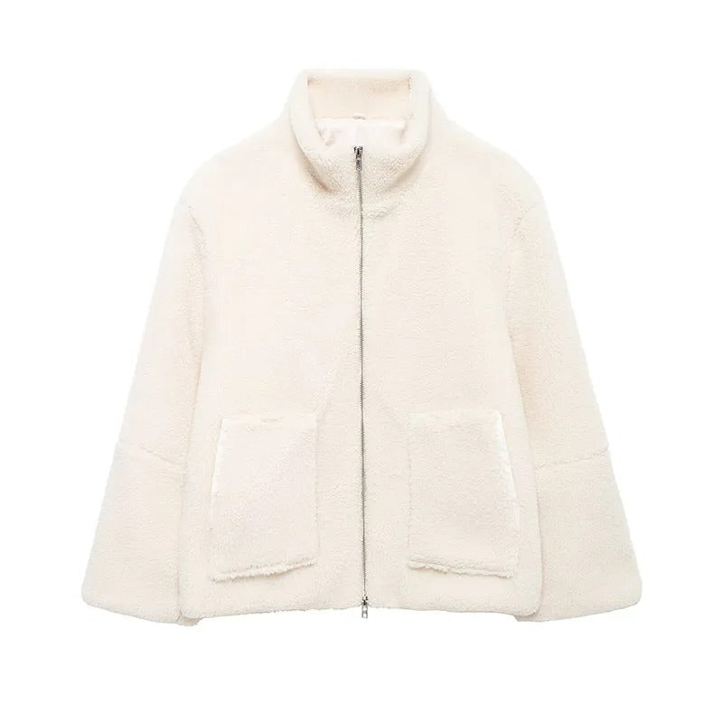 R&B | Stilvolle Damen Teddyjacke