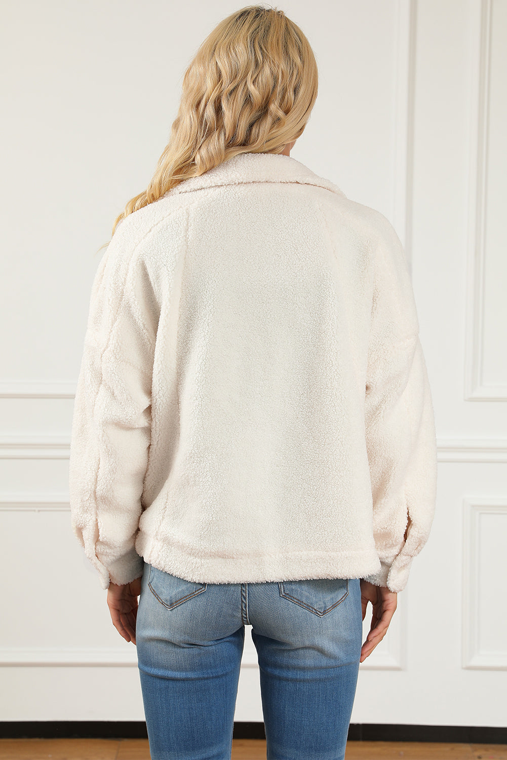 R&B | Weiche Teddyjacke mit Taschen Komfortabel und Trendy Perfekt für Den Alltag