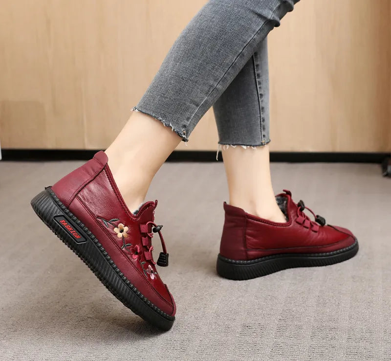 Gemma Leder Winter Sneaker | Stylisch & Bequem R&B