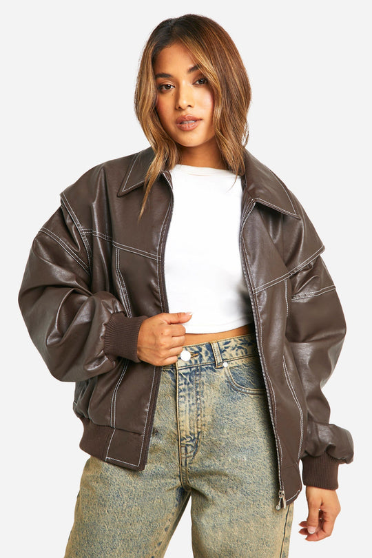 R&B | Warme Gepolsterte Bomberjacke