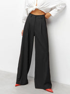 EB Hose mit hoher Taille und weitem Bein