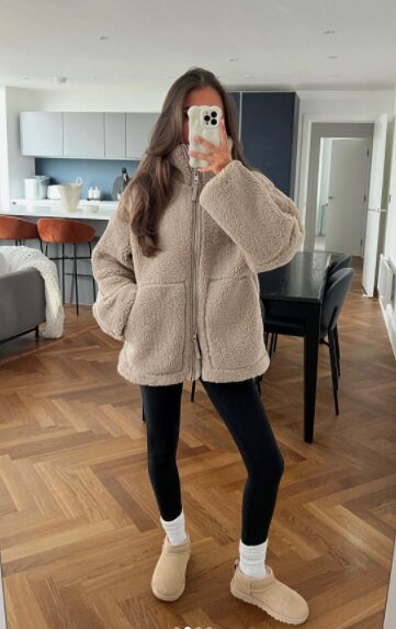 R&B | Warme Fleece Jacke