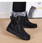 Damen warme Baumwolle Fell Stiefeletten R&B