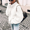 Rollkragenpullover Oversized-Pullover