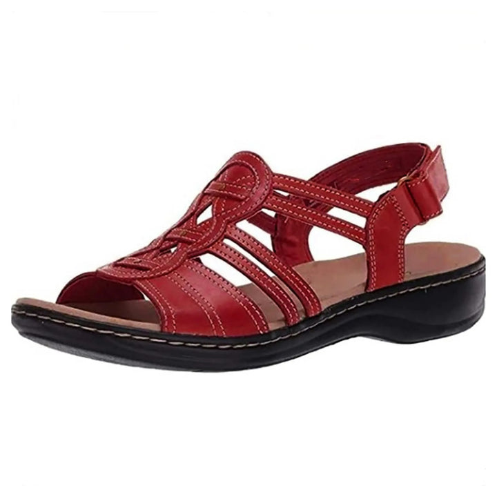 Stilvolle ergonomische Sandalen mit Fußstütze