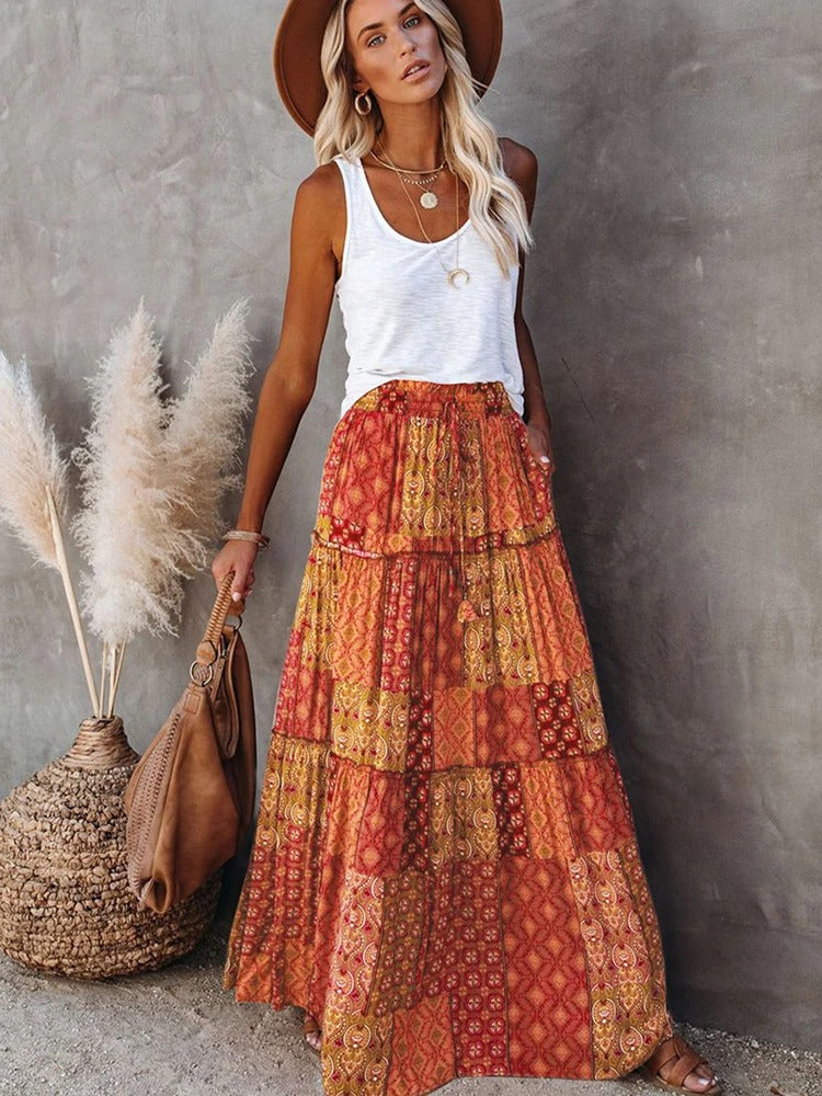 R&B | Vintage Bohemian Maxirock