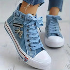 R&B Trend-Sneaker | Jeans-Look & Zipper