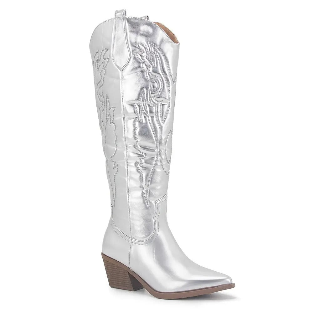 R&B | Robuste Cowboystiefel Bis Zum Knie