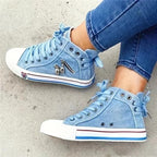 R&B Trend-Sneaker | Jeans-Look & Zipper