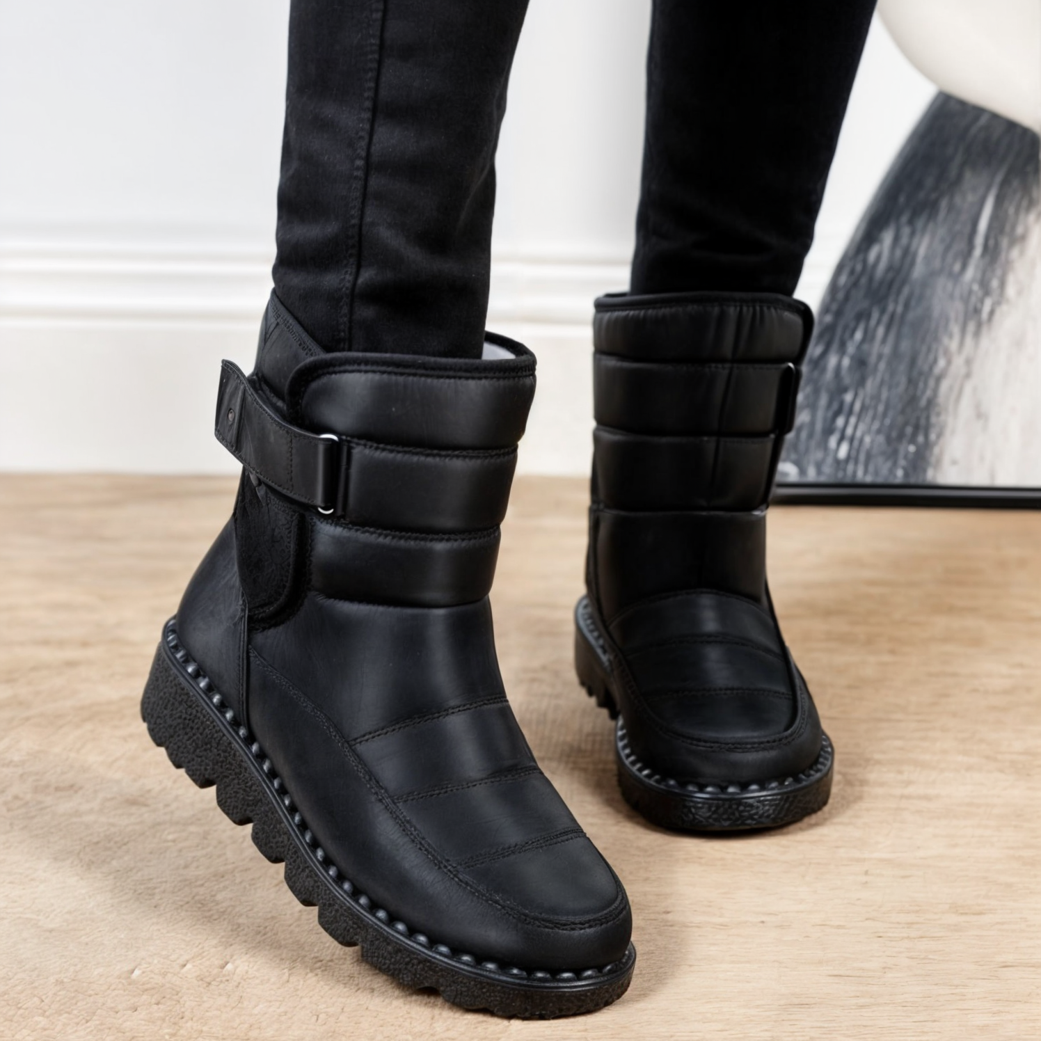 Wasserdichte rutschfeste Schneestiefel für Damen R&B