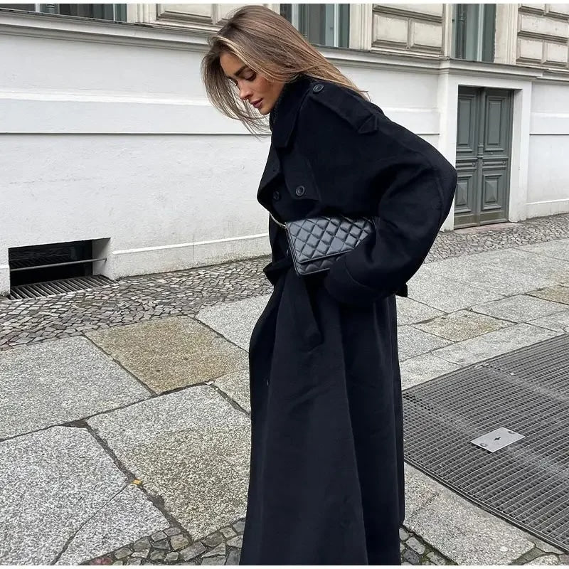 R&B | Damen Doppelt-knöpfiger Trenchcoat