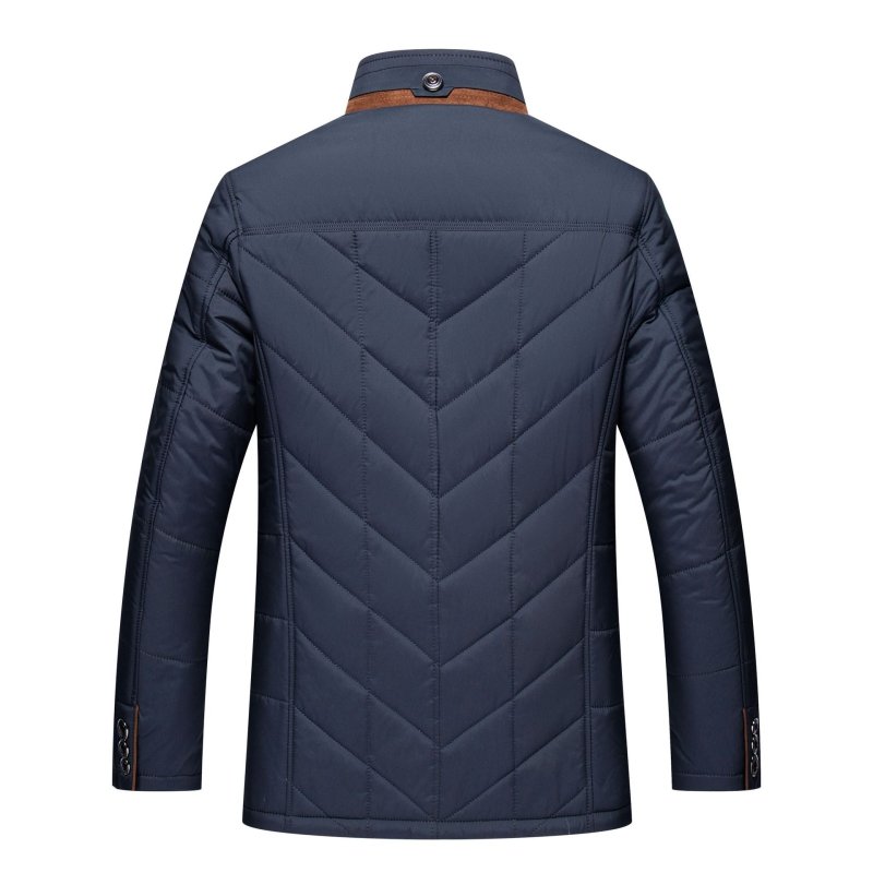 R&B | Herrenjacke – Hoher Kragen und gesteppter