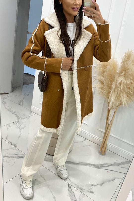 R&B | Lammwolle Patchwork Freizeitjacke