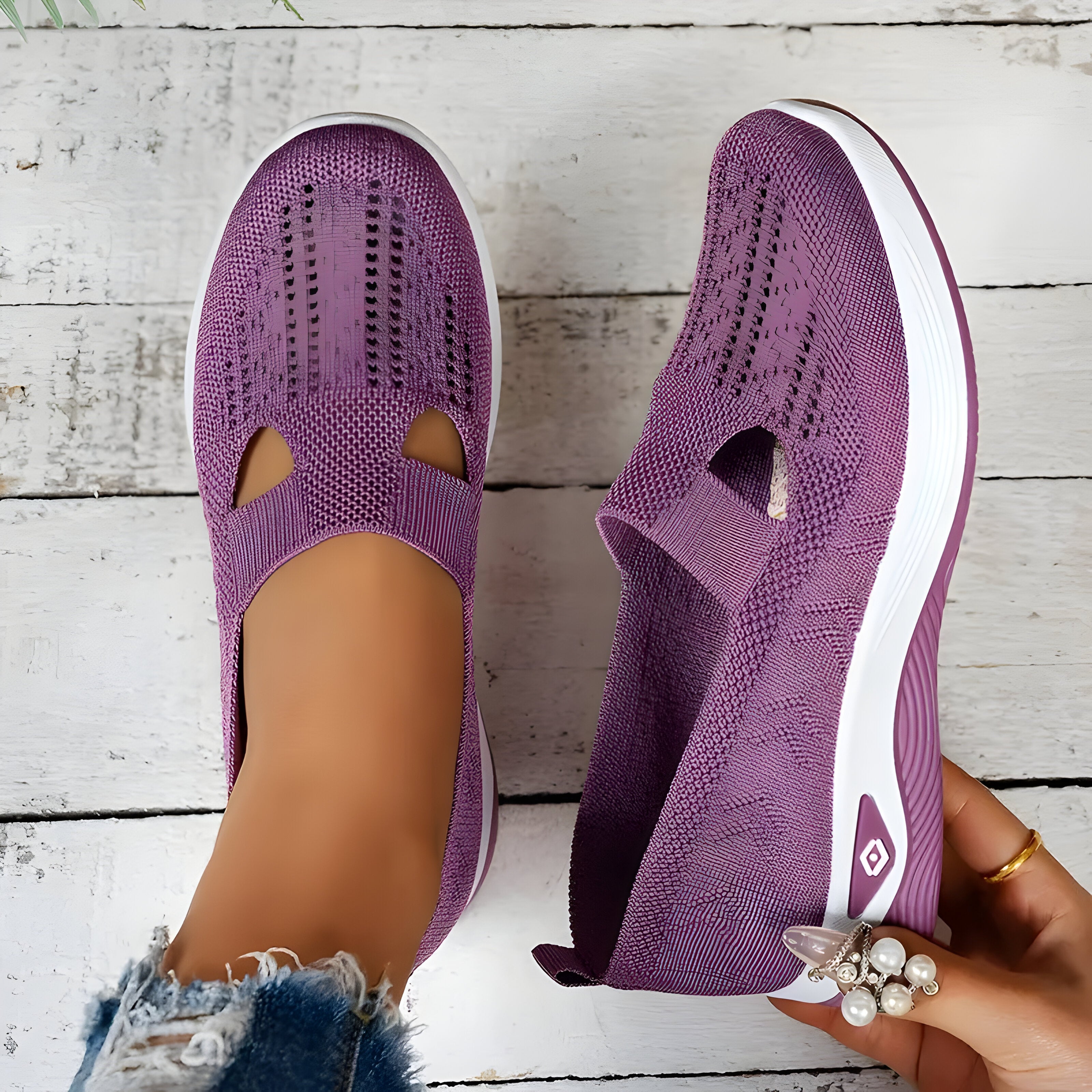 On-Sneakers aus Mesh für Frauen R&B