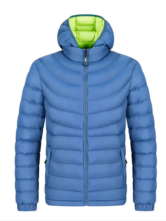R&B | Herrenjacke mit Geradem Kragen Gefüttert für Herbst und Winter