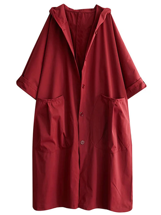 R&B | Langer Wasserdichter Trenchcoat Mantel