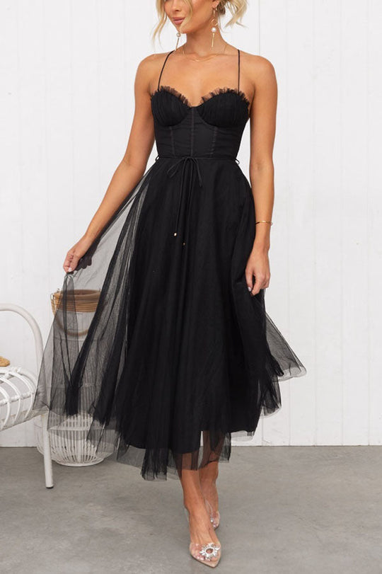 R&B - Modernes prinses chiffon Kleid