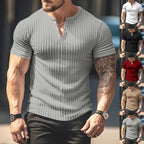 R&B | Einfarbig Lässig gestricktes T-Shirt