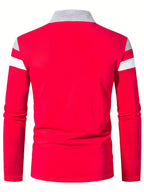 R&B | langärmliges poloshirt mit reißverschluss
