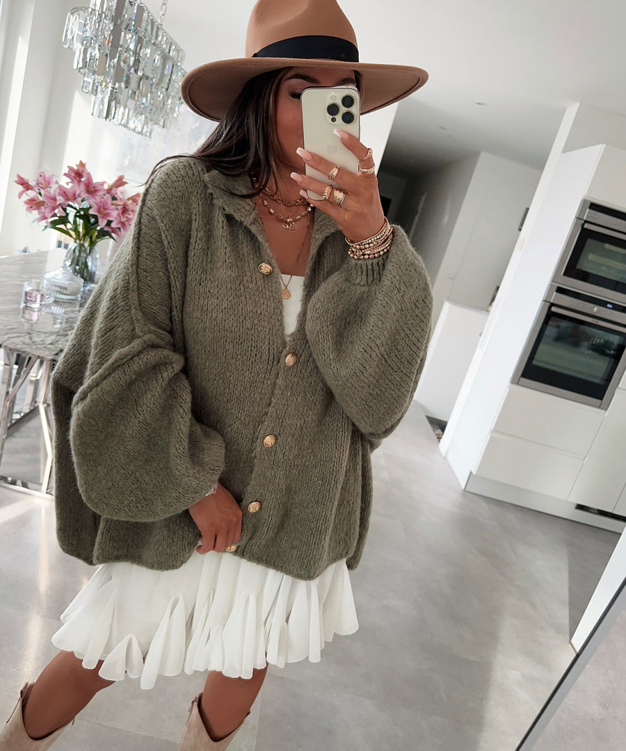 R&B | Overgrößed Strickjacke