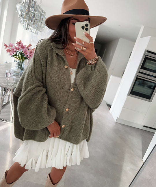 R&B | Overgrößed Strickjacke
