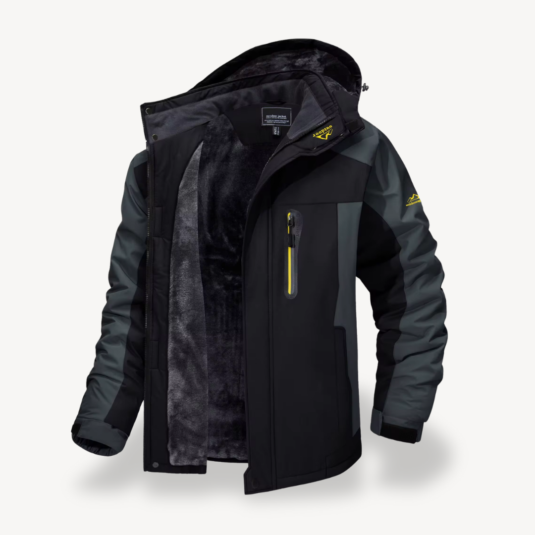 R&B | Herren Wasserfeste Outdoor Winter Fleecejacke