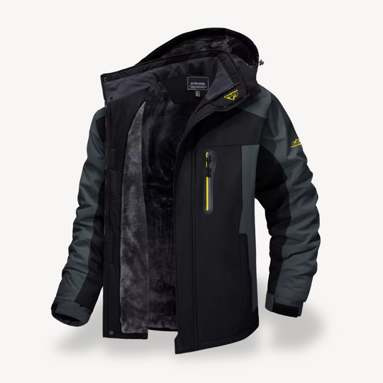 R&B | Herren Wasserfeste Outdoor Winter Fleecejacke