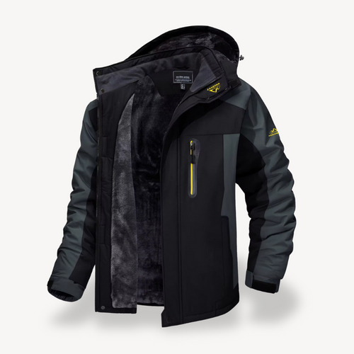R&B | Herren Wasserfeste Outdoor Winter Fleecejacke
