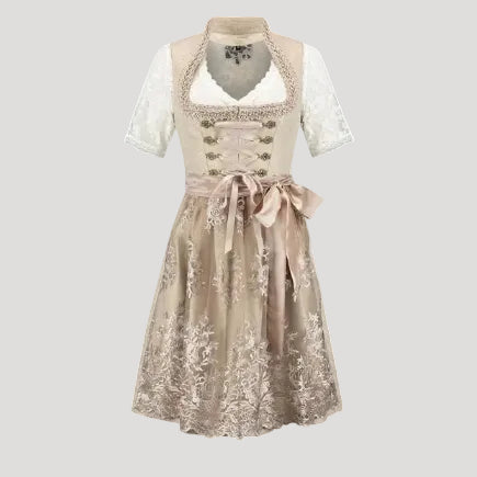 R&B | Traditionelles Deutsches Dirndlkleid mit Schnürmieder und Spitzenbluse