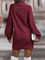 R&B | Rollkragenpullover-Kleid