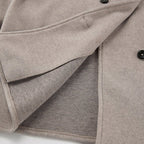 R&B | Kurzer Doppelreiher Mantel Minimalistische Maßgeschneiderte Winterjacke