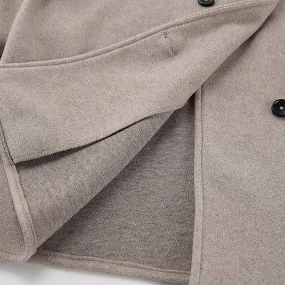 R&B | Kurzer Doppelreiher Mantel Minimalistische Maßgeschneiderte Winterjacke