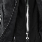 R&B | Doppellagige Lederjacke mit Kapuze - Warmer und Stilvoller Damenmantel