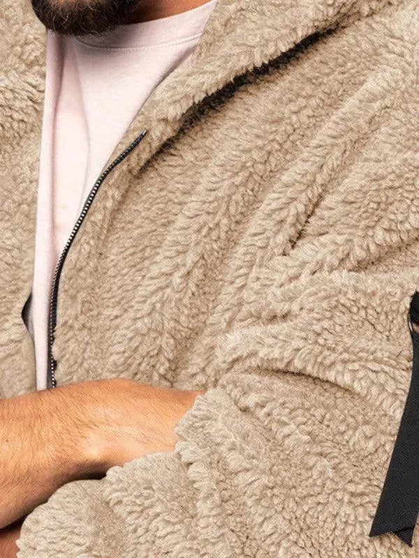 R&B | Doppel-Seitige Kapuzen Herren Winterjacke