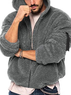 R&B | Doppel-Seitige Kapuzen Herren Winterjacke
