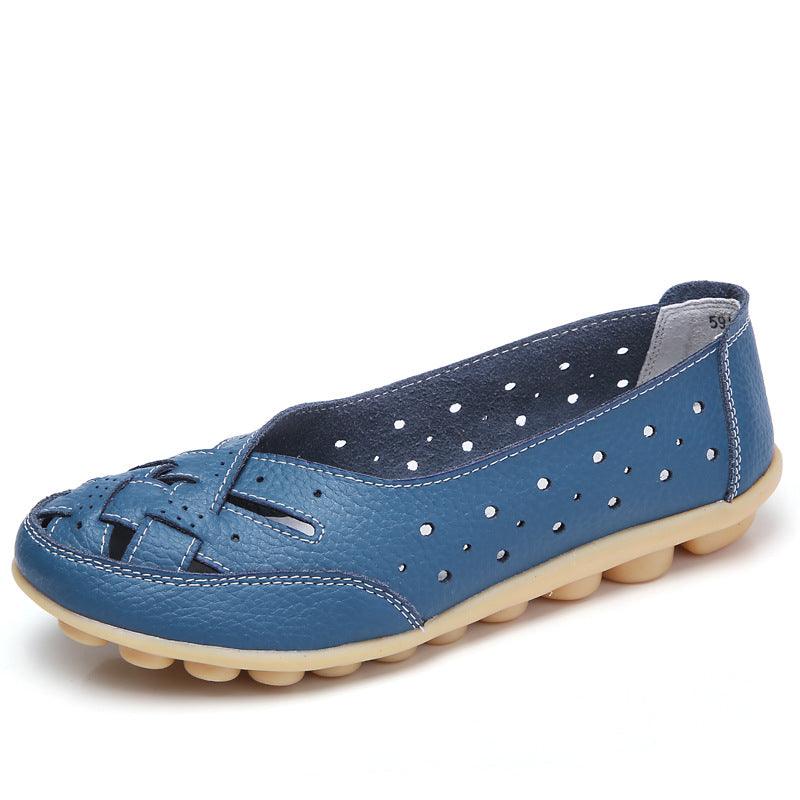Blaue KomfortPantolette R&B