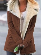 R&B | Damen Knopf-Front Mittel-Längen Jacke