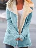 R&B | Damen Fleecejacke Mit Sherpa Futter