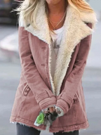 R&B | Damen Knopf-Front Mittel-Längen Jacke