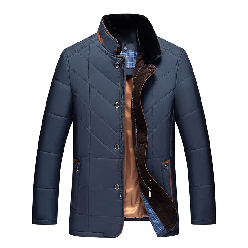 R&B | Quilted Jacke Polyester Warm, Elegant