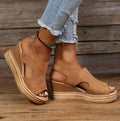 R&B | Schnallen Keilsandalen