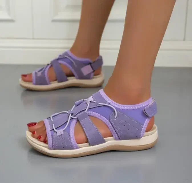 R&B | Stilvolle, Verstellbare Sommersandalen mit Fußgewölbeunterstützung