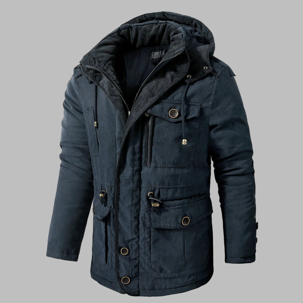 R&B | Winterjacke mit Mehreren Taschen für Herren