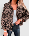 R&B | Damen Leopardenmuster Jacke
