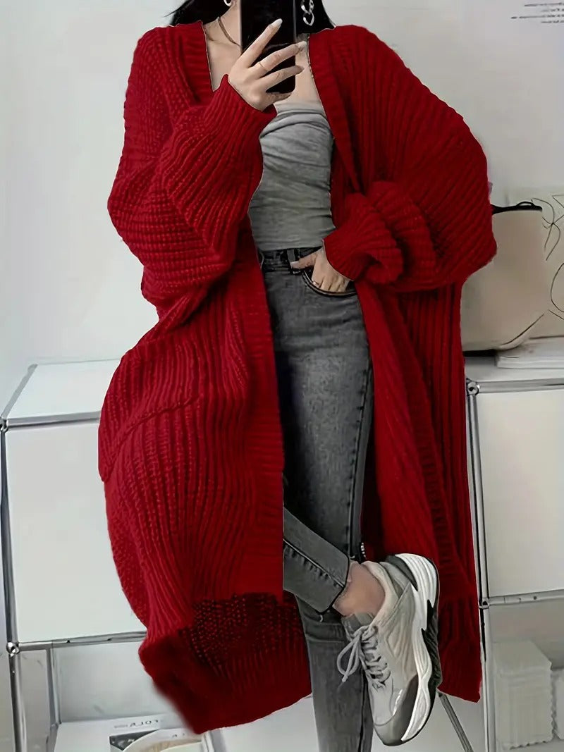 R&B | Zeitloser Komfort Offener Pullover