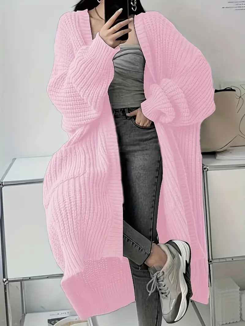 R&B | Zeitloser Komfort Offener Pullover