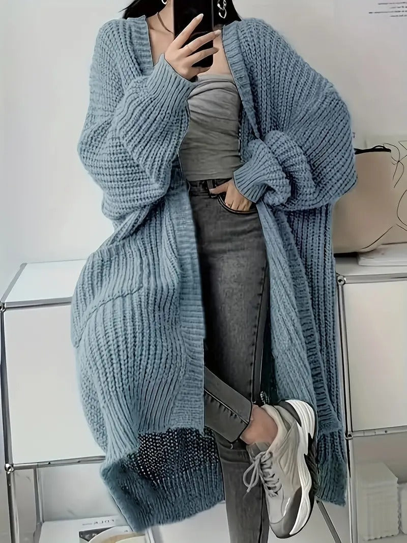R&B | Zeitloser Komfort Offener Pullover