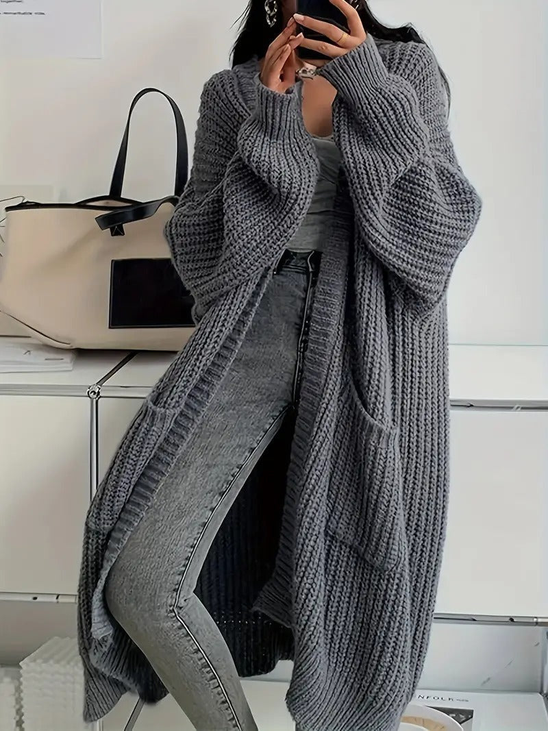 R&B | Zeitloser Komfort Offener Pullover